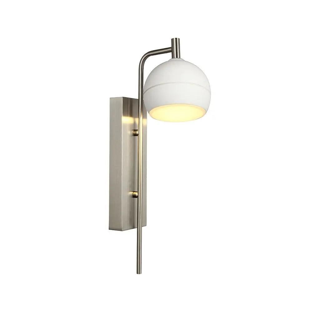 10W LED DECORATIVE LAMP (L250*W80*H30mm) CCT:3000K BRUSHED NICKEL+WHITE