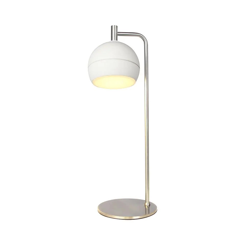10W LED DECORATIVE LAMP (D140*T5mm) 3000K BRUSHED NICKEL+WHITE