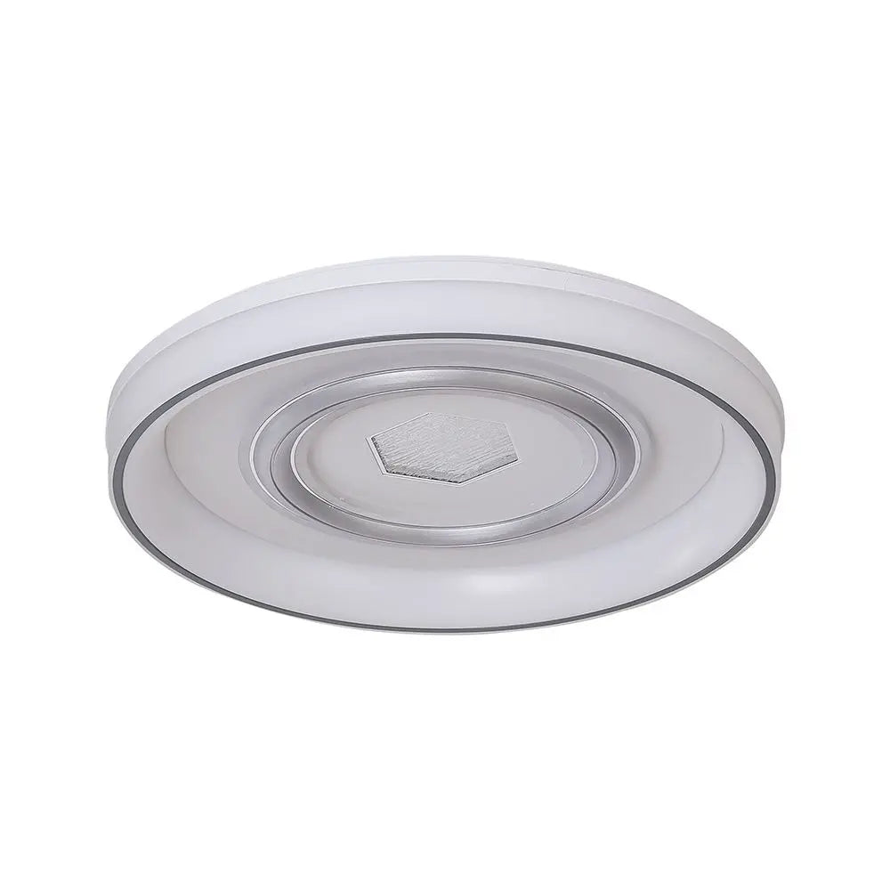 48W LED DECORATIVE CEILING LAMP (?485*70mm) CCT:3IN1 WHITE WITH IR REMOTE CONTROL