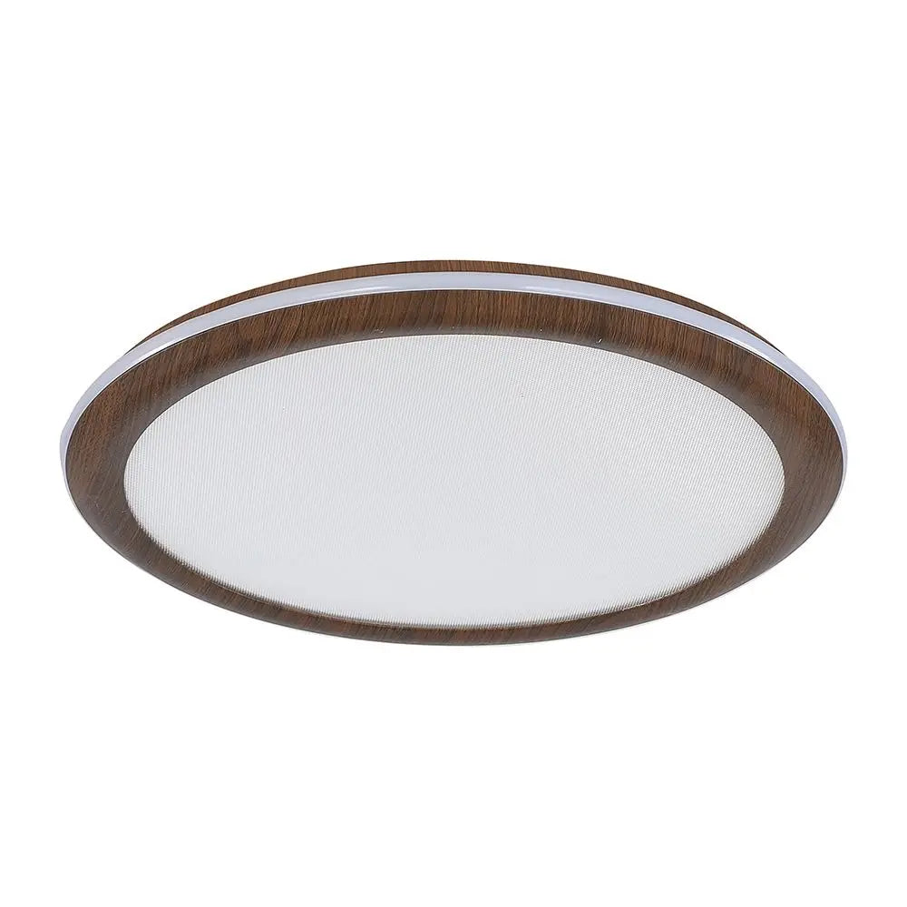 36W LED DECORATIVE CEILING LAMP (?410*30mm) CCT:3IN1 WOODEN WITH 2.4G RF CONTROL
