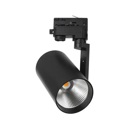 35W LED COB TRACKLIGHT WITH CREE CHIP CCT:6400K BLACK BODY 6YRS WARRANTY