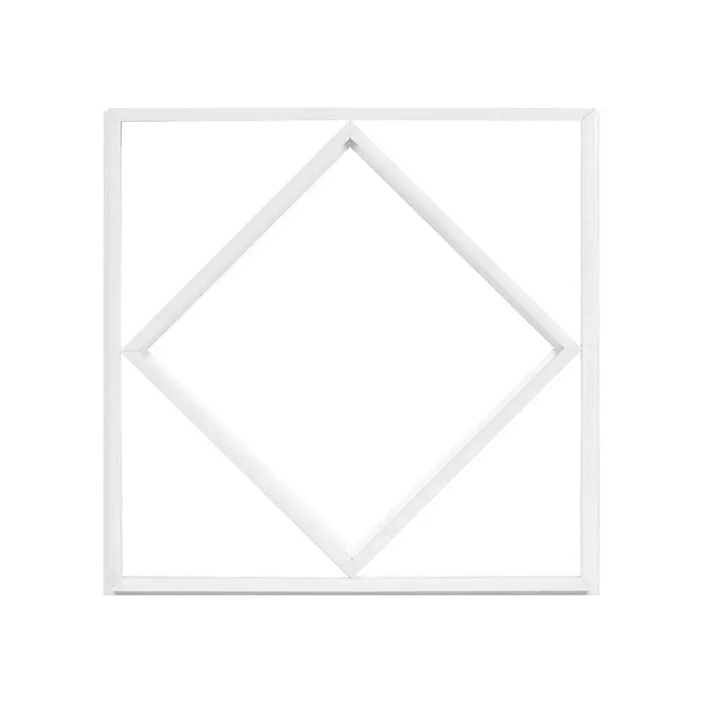 64W LED DIAMOND-IN-SQUARE PANEL LIFUD DRIVER+QC 595x595MM FLICKER FREE 6500K
