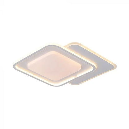 60W LED DECORATIVE CEILING LAMP CCT 3IN1 DIMMABLE IR REMOTE CONTROL WHITE