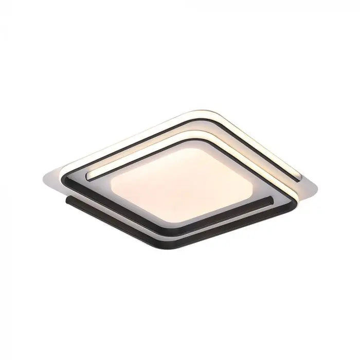 60W LED DECORATIVE CEILING LAMP CCT 3IN1 DIMMABLE IR REMOTE CONTROL WHITE+BLACK
