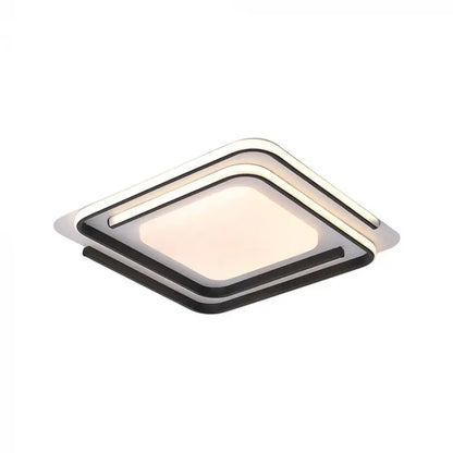 60W LED DECORATIVE CEILING LAMP CCT 3IN1 DIMMABLE IR REMOTE CONTROL WHITE+BLACK