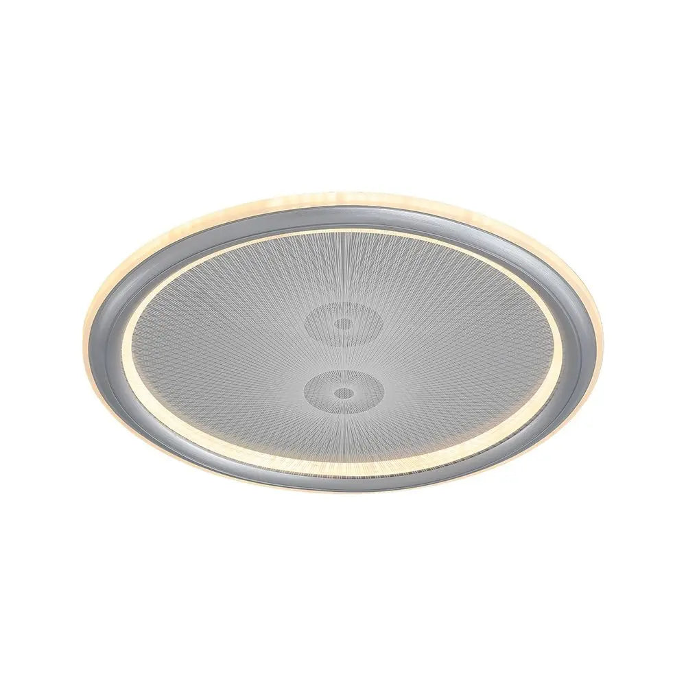 50W LED DECORATIVE CEILING LAMP CCT 3IN1 DIMMABLE IR REMOTE CONTROL GREY