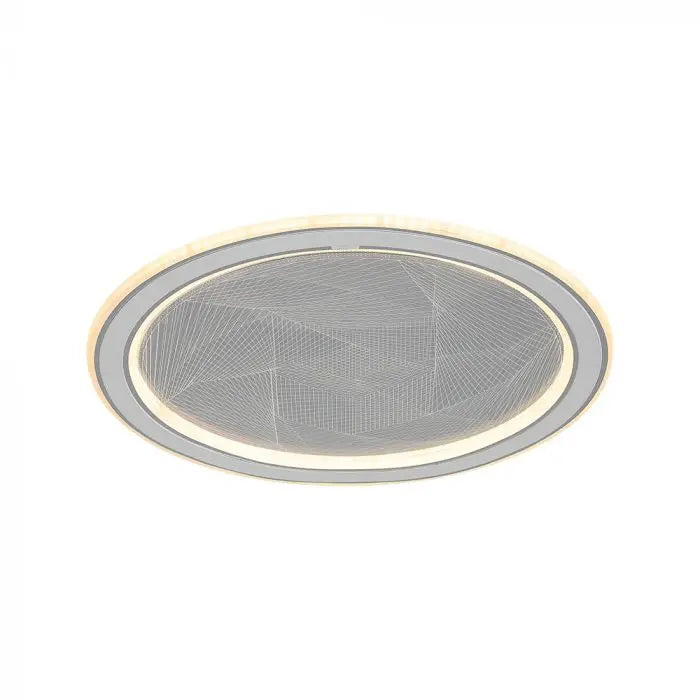50W LED DECORATIVE CEILING LAMP CCT 3IN1 DIMMABLE IR REMOTE CONTROL GREY