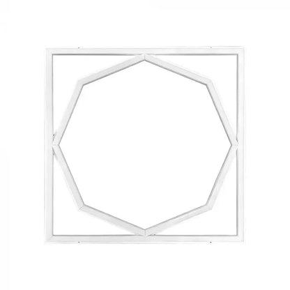 72W LED OCTAGON BORDERLINE PANEL DUAL LIFUD DRIVER 595x595MM FLICKER FREE 6500K