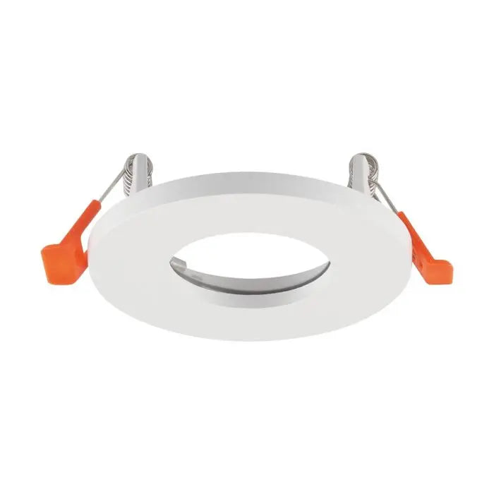 GU10 Fitting Aluminum Round White IP44