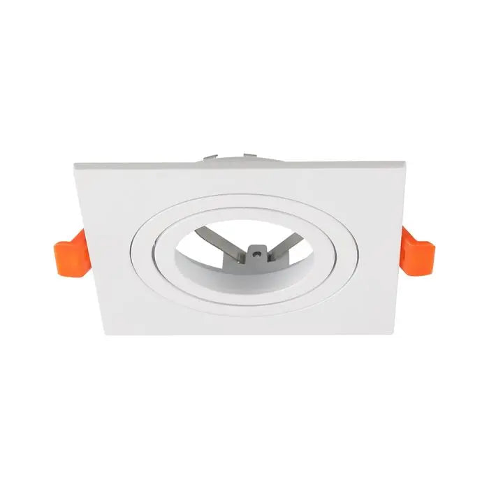 GU10 Fitting Aluminum Square White