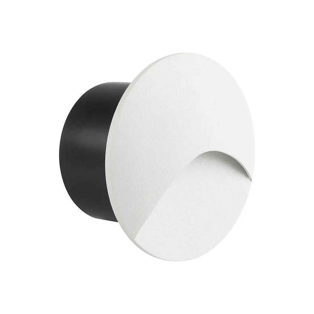 3W LED STEP LIGHT 3000K ALUMINIUM BODY WHITE RD IP65