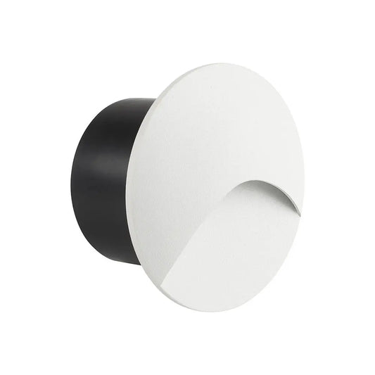 3W LED STEP LIGHT 3000K ALUMINIUM BODY WHITE RD IP65