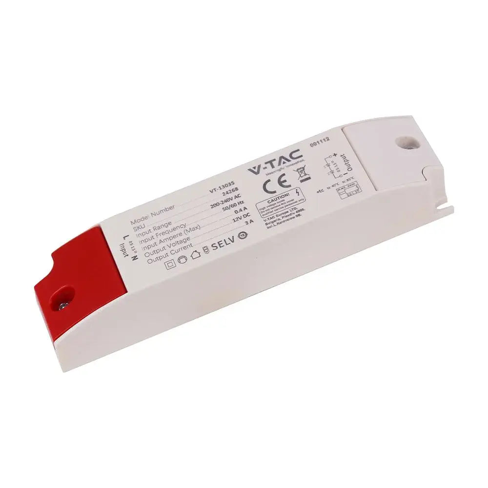 36W LED PLASTIC POWER SUPPLY 12V 3A IP44