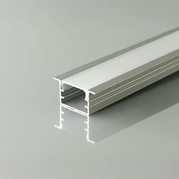 LED Strip Mounting Kit With Diffuser Recessed 2000*15*10mm