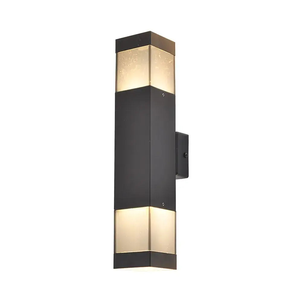 2*GU10 WALL LAMP BLACK BODY - IP54
