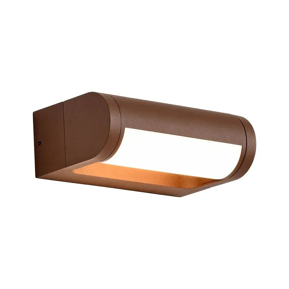 12W LED WALL LIGHT WITH CREE CHIP 3000K CORTEN BODY IP65