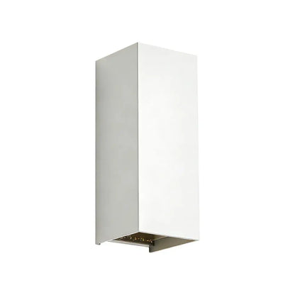 12W LED WALL LIGHT (71*71*171) 2700K+4000K WHITE BODY IP65