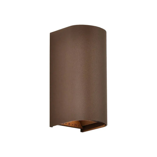 12W LED WALL LIGHT (71*96*171) 2700K+4000K CORTEN BODY IP65