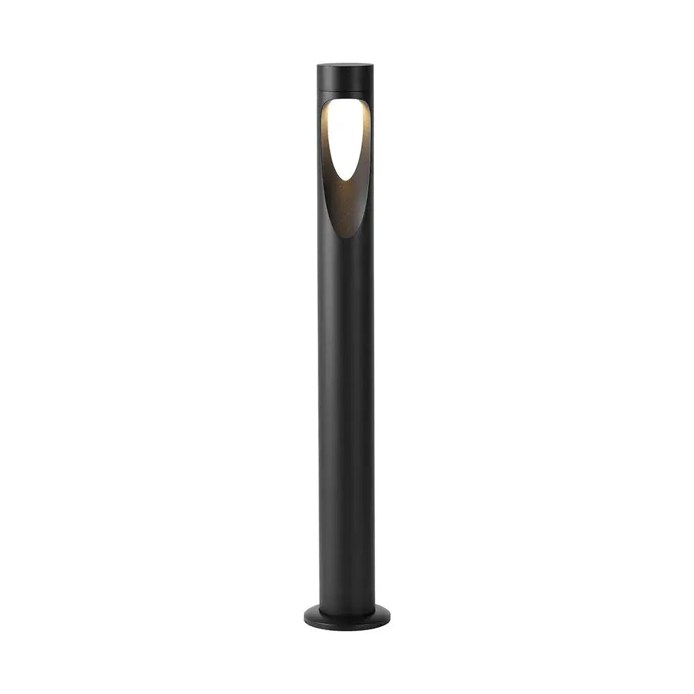 6W LED BOLLARD LIGHT WITH CREE CHIP 3000K BLACK BODY IP65