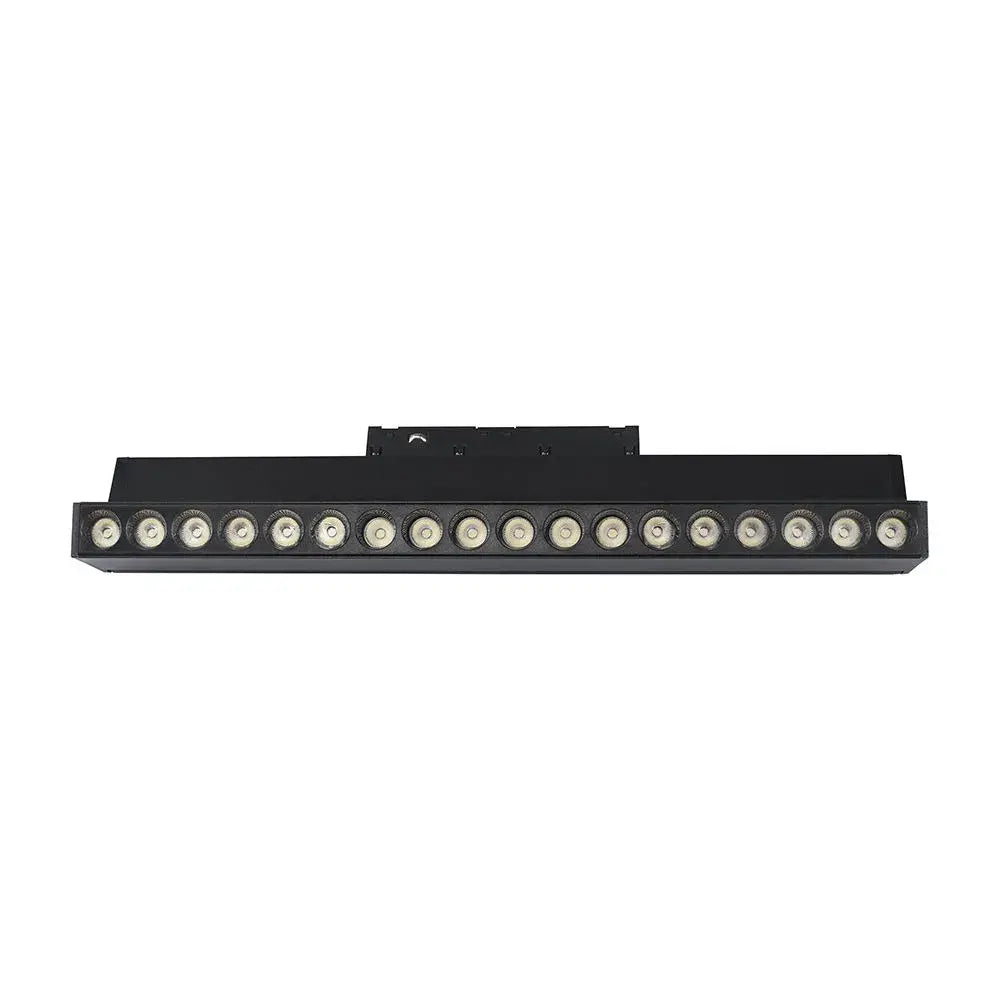 18W 48V ADJUSTABLE MAGNETIC SPOT LIGHT ALUMINUM 4000K BLACK BODY