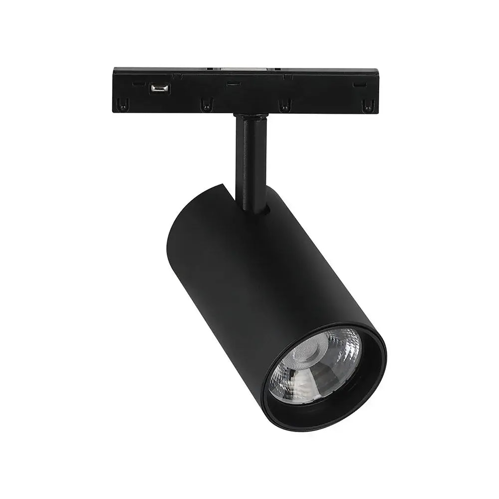 12W 48V MAGNETIC TRACK LIGHT ALUMINUM 3000K BLACK BODY