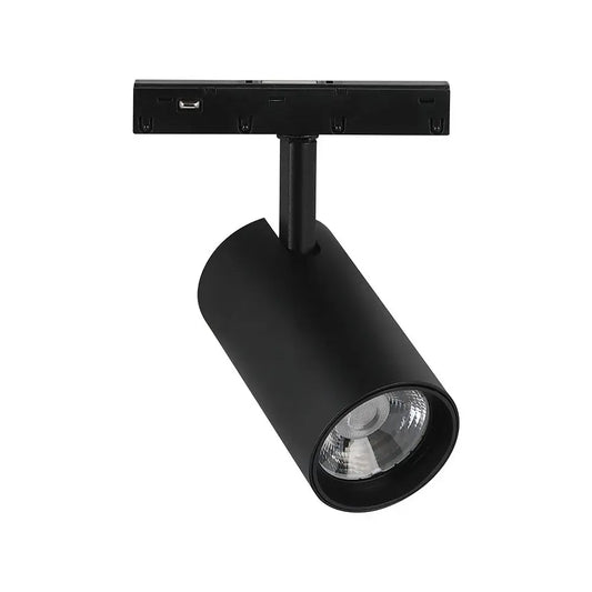 12W 48V MAGNETIC TRACK LIGHT ALUMINUM 3000K BLACK BODY
