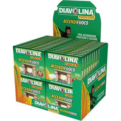 ACCENDIFUOCO DIAVOLINA FUOCO MINI EXPO - CUBETTI 40