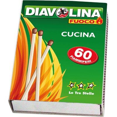 FIAMMIFERI CORTI DIAVOLINA - MM  55 CF=4XPZ 60