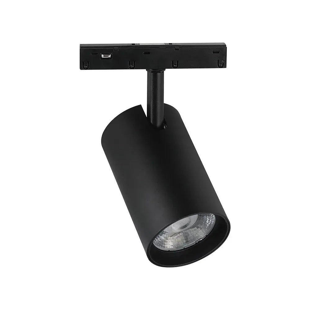 20W 48V MAGNETIC TRACK LIGHT ALUMINUM 4000K BLACK BODY