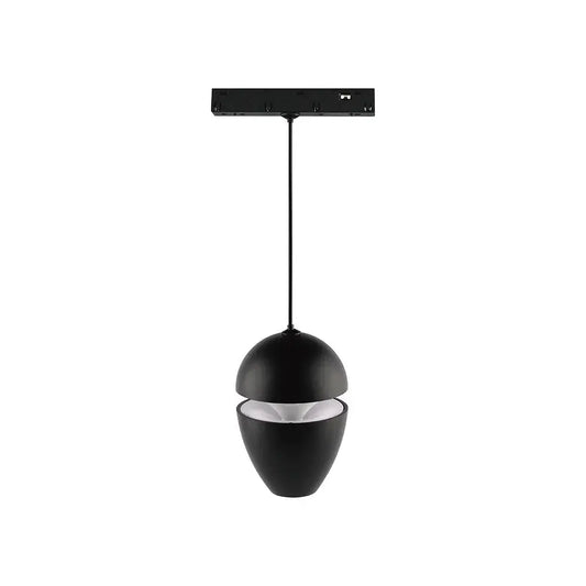 9W 48V MAGNETIC PENDANT LIGHT ALUMINUM 4000K BLACK BODY