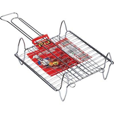 GRATICOLA BARBECUE A RETE DOPPIA FD - ACCIAIO CROMATO CM 45X40