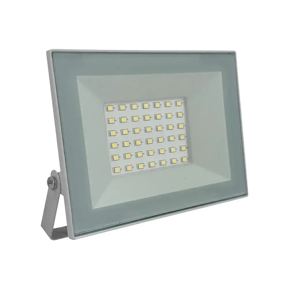 30W LED FLOODLIGHT 4000K WHITE BODY