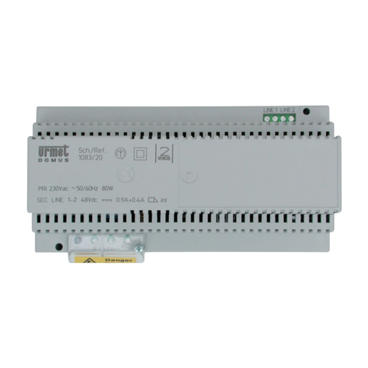 Urmet 2VOICE alimentatore di sistema 1083/20A NUOVO NON RIGENERATO