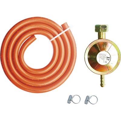 REGOLATORE GAS GPL BP TARATURA FISSA KIT PROJECT - TUBO MT 1,5 + FASCETTE PZ 2