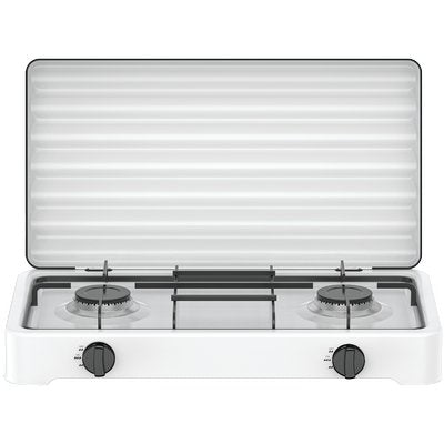 FORNELLO GAS FLAME 2 DOMUS - ACCIAIO VERNICIATO BRUCIATORE 2 KW 4,4
