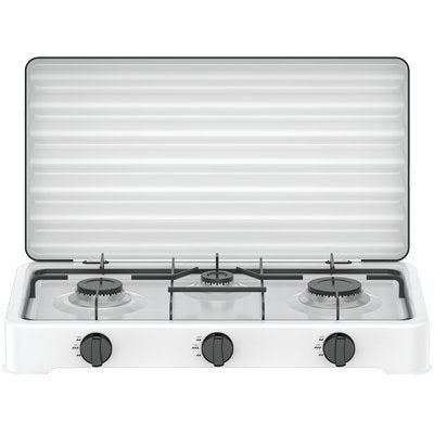 FORNELLO GAS FLAME 3 DOMUS - ACCIAIO VERNICIATO BRUCIATORE 3 KW 5,4