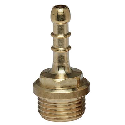 PORTAGOMMA GPL DRITTO FILETTO MASCHIO - OTTONE MM 10 1/2M