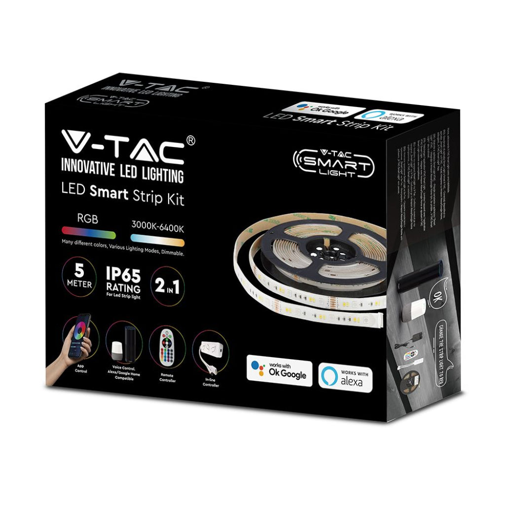 LED Strip Set SMD5050 RGB + 3In1 IP65 Compatible with Amazon Alexa And Google Home