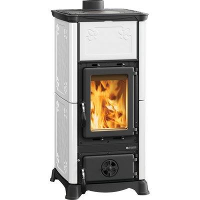 STUFA LEGNA EMILIANA LA NORDICA - BIANCO INFINITY KW 6,5 MM 453X490 H.MM 950