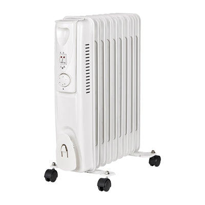 RADIATORE OLIO + TERMOSTATO PINZOLO EFFE - VOLT 230 WATT 2000 ELEMENTI  9 CM 45X13.5 H.CM 57