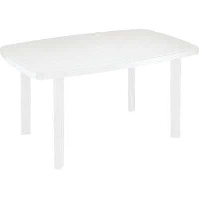 TAVOLO FARO PROGARDEN - PP BIANCO CM 137X85 H.CM 72