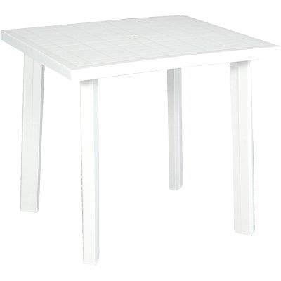 TAVOLO FIOCCO PROGARDEN - PP BIANCO CM 80X75 H.CM 72
