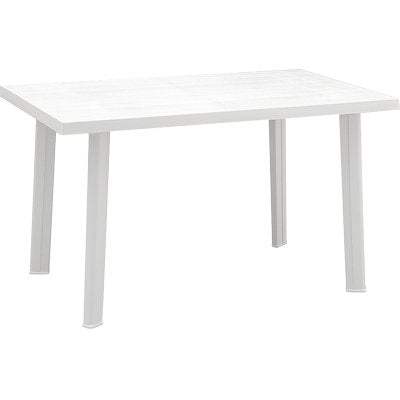 TAVOLO VELO PROGARDEN - PP BIANCO CM 126X76 H.CM 72