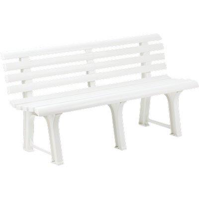 PANCHINA ORCHIDEA PROGARDEN - PP BIANCO CM 145X49 H.CM 74