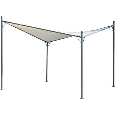 GAZEBO ZANTE DOMUS - ACCIAIO/POLY MT 3,5X3,5
