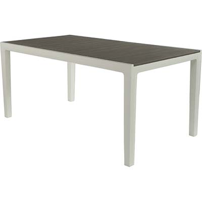 TAVOLO HARMONY KETER - PP BIANCO CAPPUCCINO CM 160X90 H.CM 75