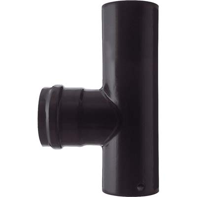 TUBO A TEE PELLET MMF NERO OPACO SAVE - CM  8 MMF