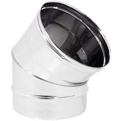 GOMITO INOX AISI 304 45° - CM  8