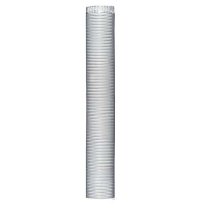 TUBO RULLATO ALLUMINIO BIANCO - MM 0,12 CM 10 MT 3