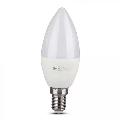 LED Bulb 4.5W E14 Candle Smart RGB + Ww+Cw